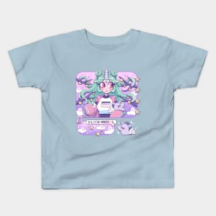 Unicorn girl Kids T-Shirt